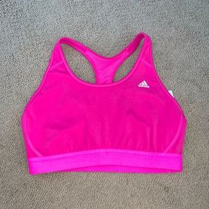 Hot Pink Adidas Sports Bra - Never Worn, Size L